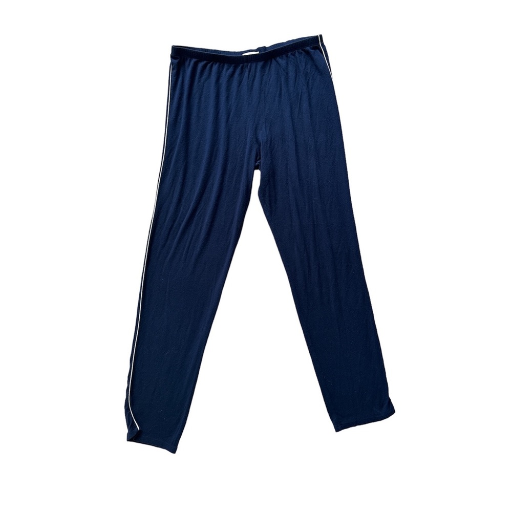 Eberjey Navy Blue Pajama Bottoms Sleepwear Pants Size Medium relaxed fit